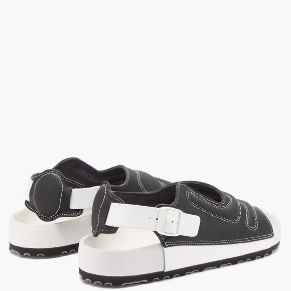Birkenstock x Saskia Lenaerts Terra leather sandals. Exquisite. Size: 8, 41